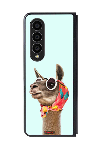 Tolwak غطاء حماية لهاتف سامسونج جالاكسي زد فولد 4 بتصميم جمل أنيق ولطيف