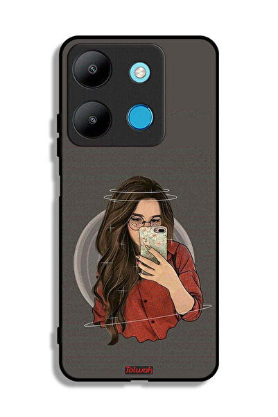 Tolwak غطاء حماية لهاتف Infinix Smart 7 لالتقاط صور سيلفي