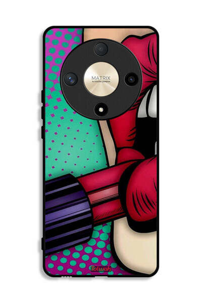 Tolwak Honor X9b Protective Case Cover Lipstick