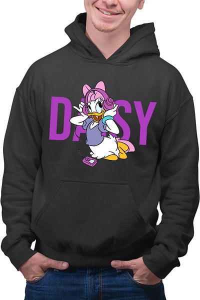 OEM Men's Hoodie Donald Duck Music Cartoon Super