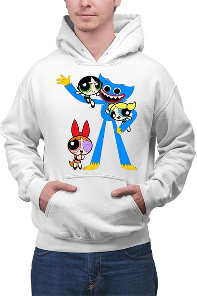 OEM Hanorac Barbati Huggy Wuggy Powerpuff Girls Funny Play Childish