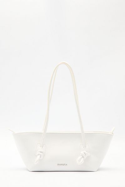 Manuka Bonnie Binding Detail Bag Marshmallow