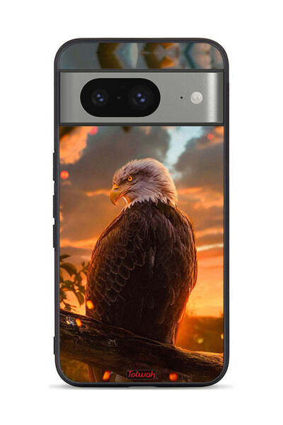 Tolwak غطاء حماية لجهاز جوجل بيكسل 8 بتصميم النسر