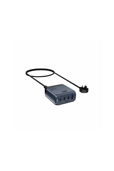 Joda Voltex 65W Charging Station with 3 Type-C Ports and 1 USB Port - Grey