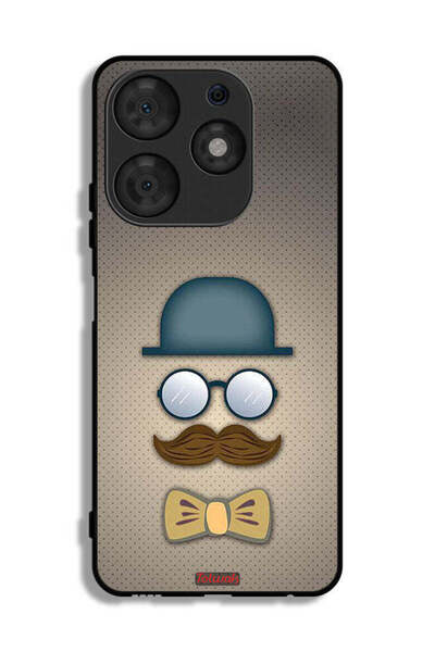 Tolwak غطاء حماية لهاتف تكنو سبارك 10 برو برسومات رأس الرجل