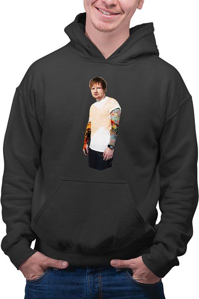OEM Hanorac Barbati Ed Sheeran Tattoos Colorful Beautiful Voice Skills