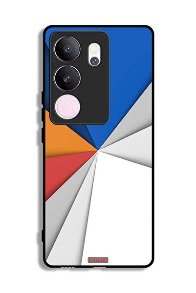 Tolwak غطاء حماية لهاتف vivo V29 Pro مصنوع من مادة فنية تجريدية