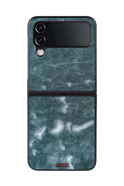 Tolwak غطاء حماية لهاتف Samsung Galaxy Z Flip 4 بنمط ستونيش