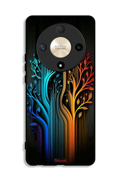 Tolwak Honor X9b Protective Case Cover Tree Leaves Art