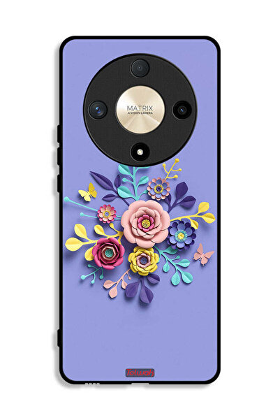 Tolwak Honor X9b Protective Case Cover Flowers Art