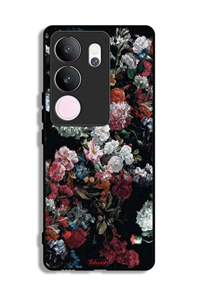 Tolwak غطاء حماية لهاتف فيفو V29 برو بنقشة ورود عتيقة