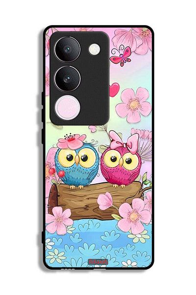 Tolwak vivo V29 Protective Case Cover Cute Owls Art