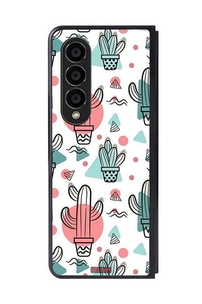 Tolwak Samsung Galaxy Z Fold 4 Protective Case Cover Cactus