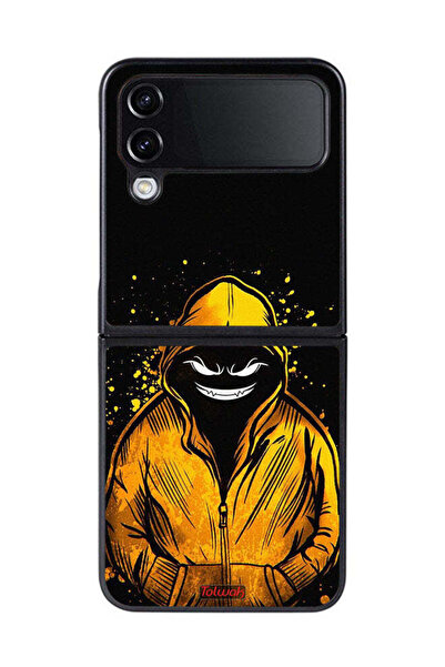 Tolwak غطاء حماية لهاتف سامسونج جالاكسي زد فليب 4 برسومات مارشميلو بوي