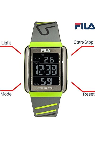 Fila Adult Unisex Analog Watch, Gray 38-325-005, 40 mm