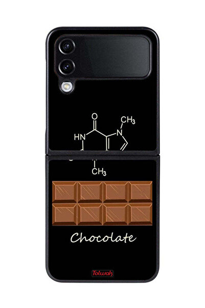 Tolwak غطاء حماية لهاتف Samsung Galaxy Z Flip 4 بلون الشوكولاتة