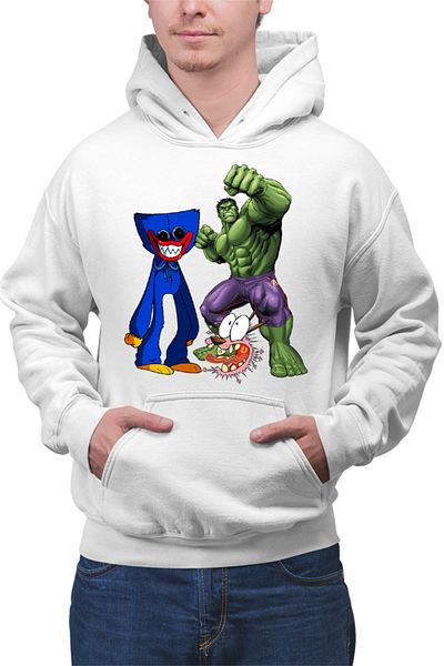 OEM Hanorac Barbati Huggy Wuggy Courage Coward Dog Hulk Fight Demon