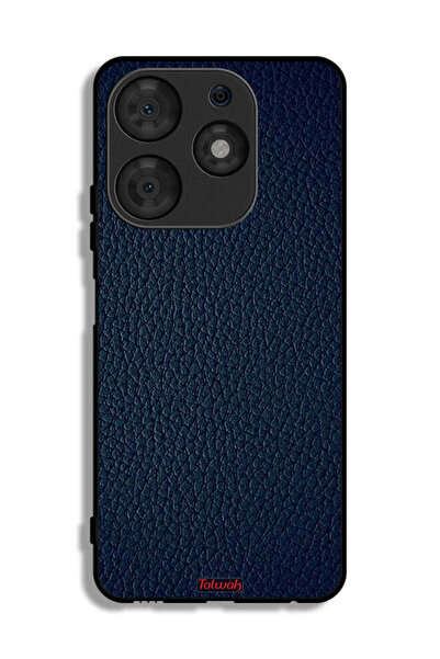 Tolwak Tecno Spark 10 Pro Protective Case Cover Leather Pattern