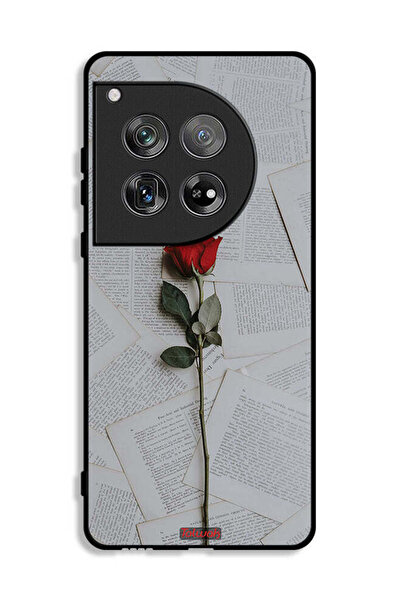 Tolwak غطاء حماية لهاتف OnePlus 12 وردي على ورق