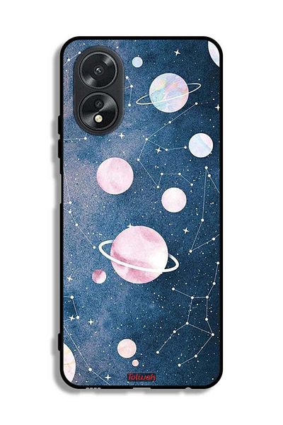 Tolwak Oppo A38 Protective Case Cover Space Art