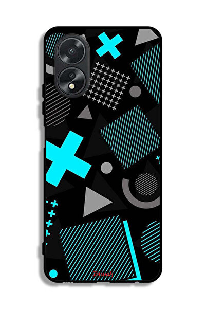 Tolwak غطاء حماية لهاتف Oppo A38 برسومات أيقونات لعبة الحبار