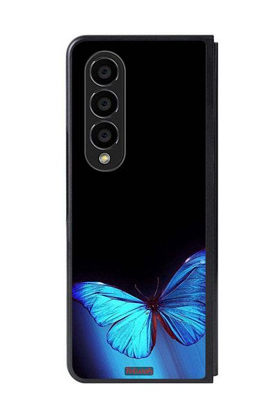 Tolwak Samsung Galaxy Z Fold 4 Protective Case Cover Butterfly Art