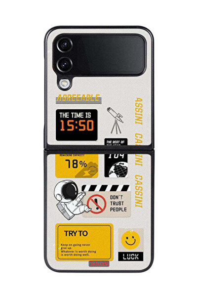 Tolwak غطاء حماية لهاتف Samsung Galaxy Z Flip 4 - لا تثق بالناس