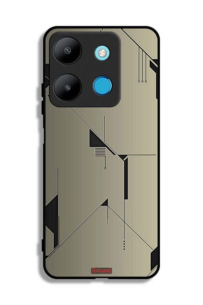 Tolwak Infinix Smart 7 Protective Case Cover Minimalism Abstract Digital Art
