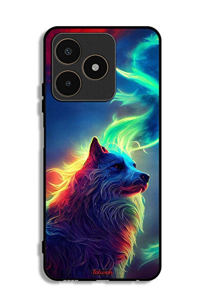 Tolwak غطاء حماية واقٍ لهاتف Realme C53 - ذئب
