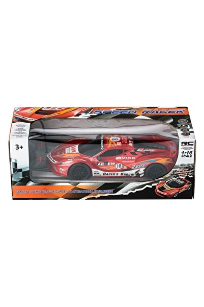 divendi-ro Mașină de curse, cu telecomandă și lumini, 34x12,5x15cm, roșie