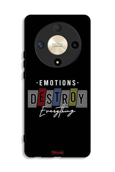 Tolwak Honor X9b Protective Case Cover Emotions Destroy Everything