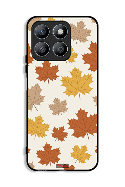 Tolwak غطاء حماية لهاتف Honor X8b بنقشة أوراق الخريف