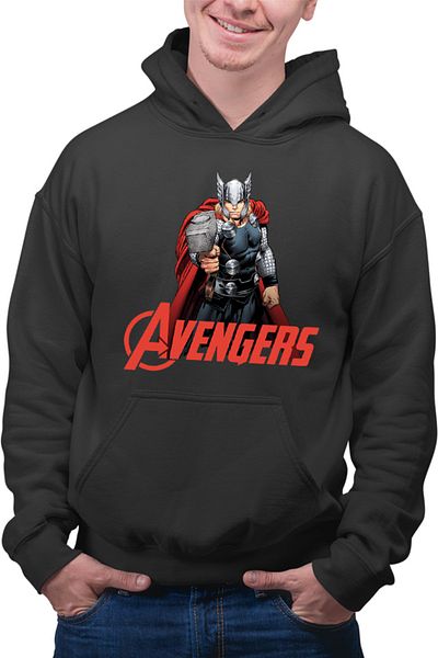 OEM Men's Hoodie Thor Avengers Super Powers God
