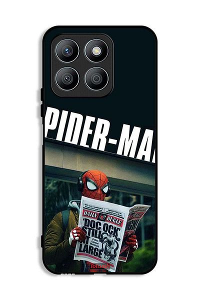 Tolwak Honor X8b Protective Case Cover Spiderman Reading Newspaper