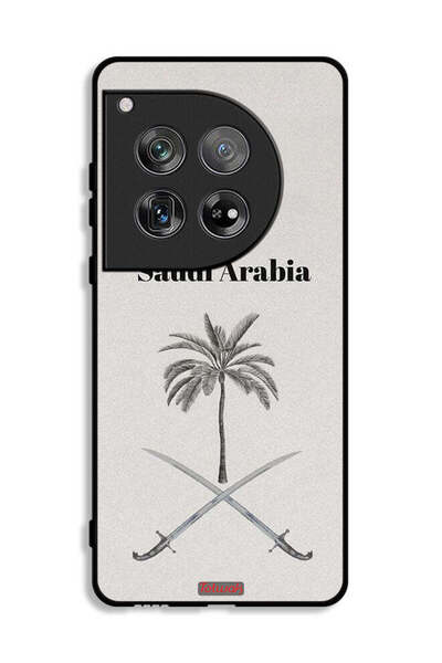 Tolwak غطاء حماية لهاتف OnePlus 12 بشعار المملكة العربية السعودية