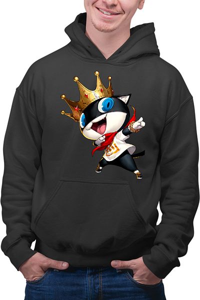 OEM Men's Hoodie Persona Mascot King Action Music Cat