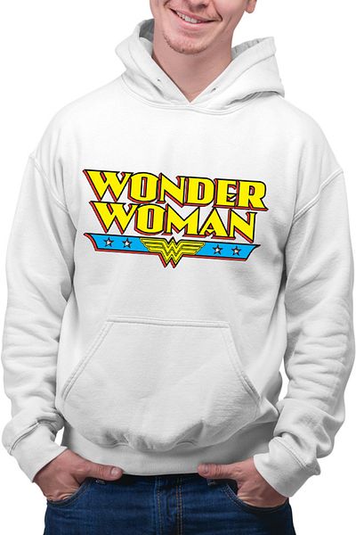OEM Men's Hoodie Wonder Woman Logo American Comic Books Action