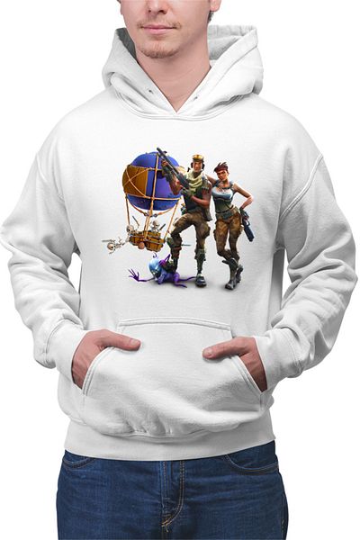 OEM Men's Hoodie Fortnite Shooter Weapons Clash Royale Monsters