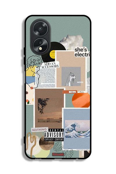 Tolwak Oppo A38 Protective Case Cover She Is Electric