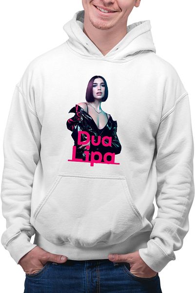 OEM Men's Hoodie Dua Lipa English Singer Songwriter Mezzo-Soprano