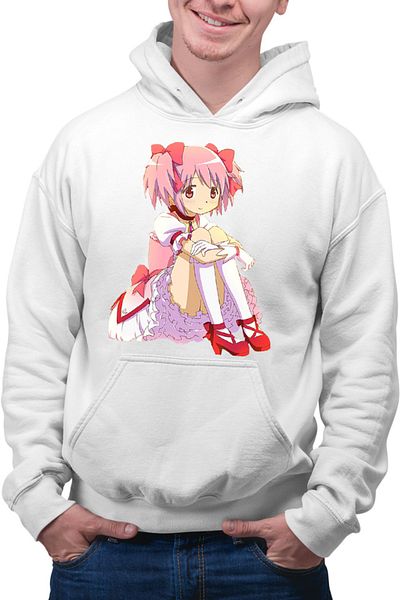 OEM Men's Hoodie Madoka Magica Kaname Friends Save Universe Drama