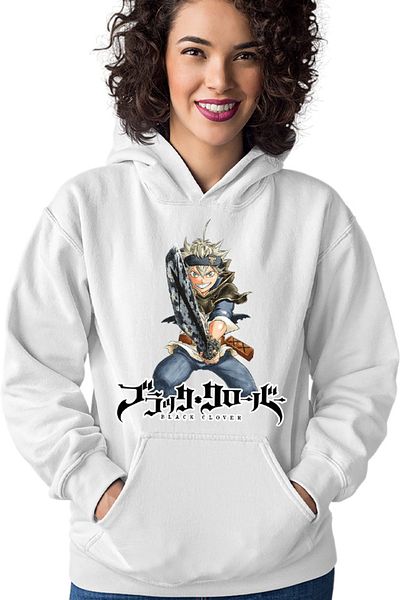OEM Women's Hoodie Black Clover Asta Sword Magician Kakalot