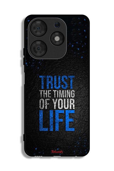 Tolwak Tecno Spark 10 Pro Protective Case Cover Trust The Timing Of Your Life