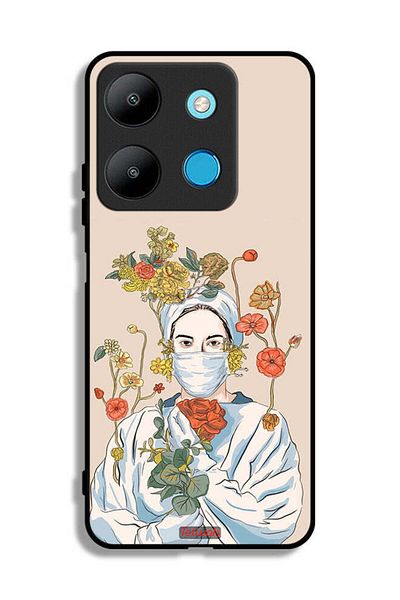 Tolwak Infinix Smart 7 Protective Case Cover Nurse Art