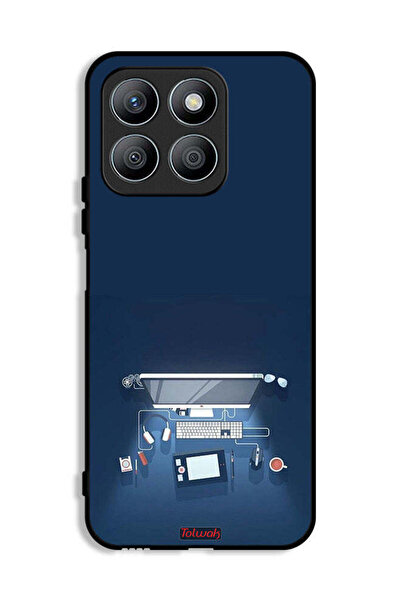 Tolwak غطاء حماية لجهاز Honor X8b - فن مكتب الكمبيوتر