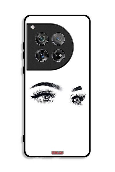Tolwak غطاء حماية لهاتف OnePlus 12 برسومات عيون فنية