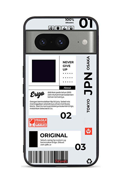 Tolwak غطاء حماية لجهاز Google Pixel 8 - ملصق ياباني