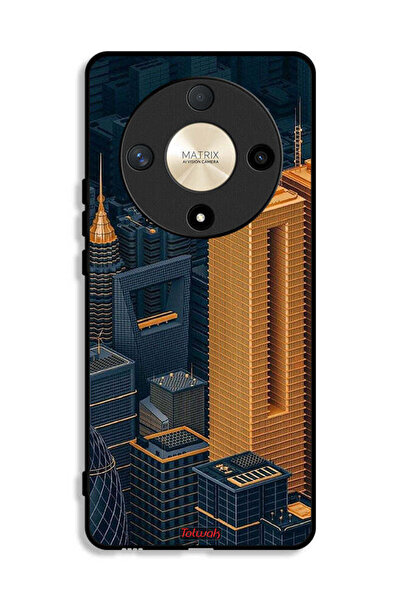 Tolwak Honor X9b Protective Case Cover Buildings Art