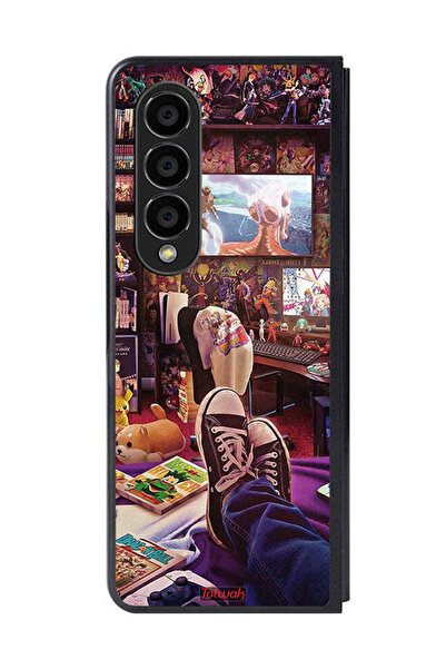 Tolwak غطاء حماية لهاتف سامسونج جالاكسي زد فولد 4 من كوميك زون