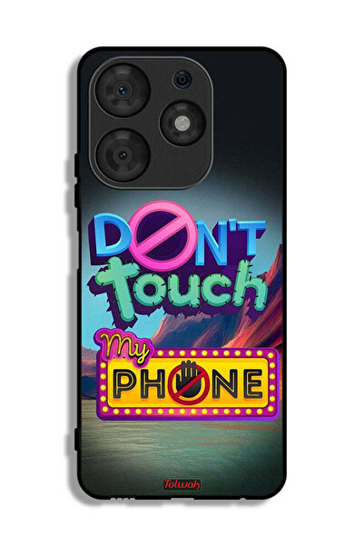 Tolwak Tecno Spark 10 Pro Protective Case Cover Do Not Touch My Phone